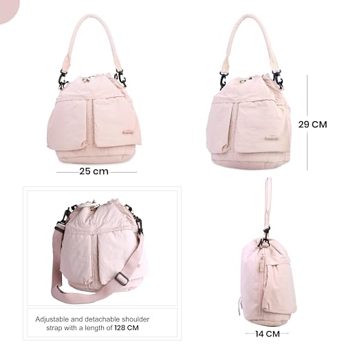 Storite Drawstring Large Crossbody Shoulder