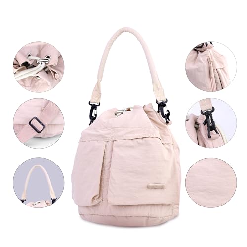 Storite Drawstring Large Crossbody Shoulder
