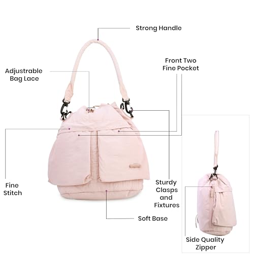 Storite Drawstring Large Crossbody Shoulder