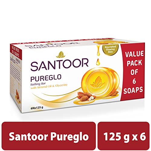 Santoor PureGlo Glycerine Soap