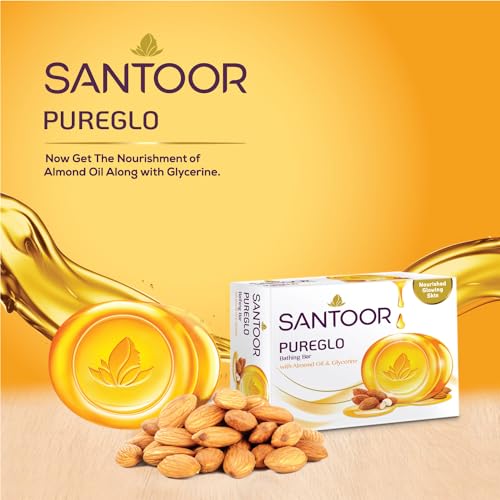Santoor PureGlo Glycerine Soap