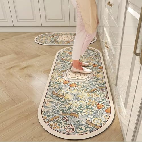 Yagzon Kitchen Mat 2 Piece