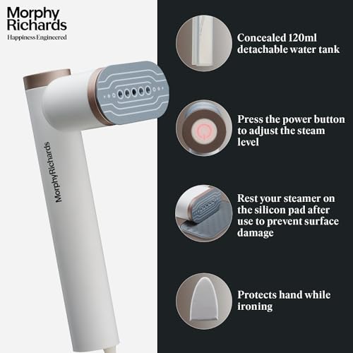 Morphy Richards Plastic Vogue Steam 1200 watts Garment Steamer - Image 7