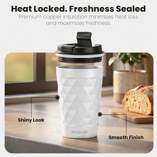 Rioware® Vacuum Insulated Travel Coffee