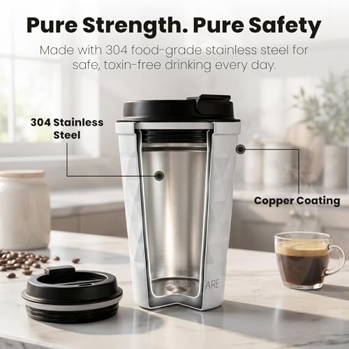 Rioware® Vacuum Insulated Travel Coffee