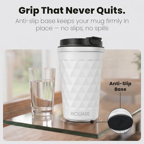 Rioware® Vacuum Insulated Travel Coffee