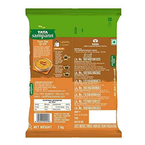 Tata Sampann unpolished Toor Dal 2 Kg - Image 6