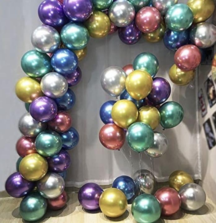 Mix Metallic Balloons set -70