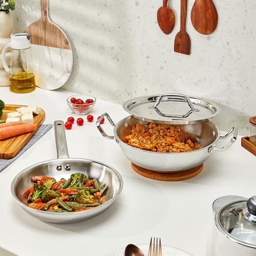 Amazon Basics Triply Stainless Steel