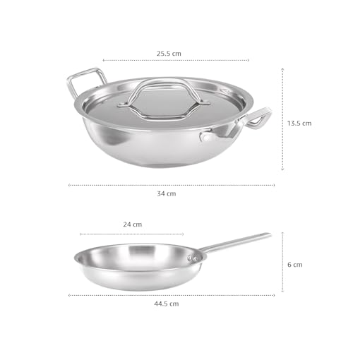 Amazon Basics Triply Stainless Steel