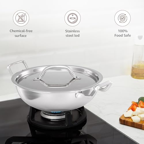 Amazon Basics Triply Stainless Steel