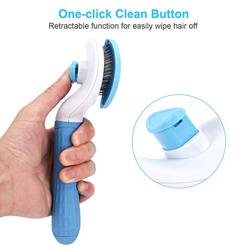 Depets Self Cleaning Slicker Brush