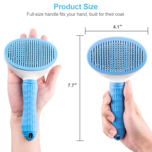 Depets Self Cleaning Slicker Brush