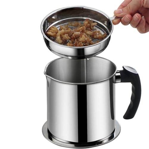 Cooking Oil Keeper Strainer Pot