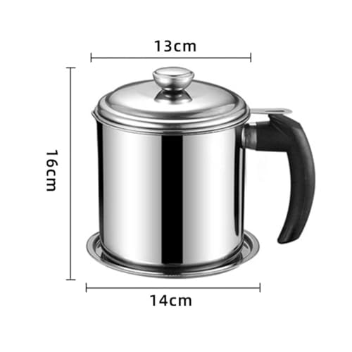 Cooking Oil Keeper Strainer Pot
