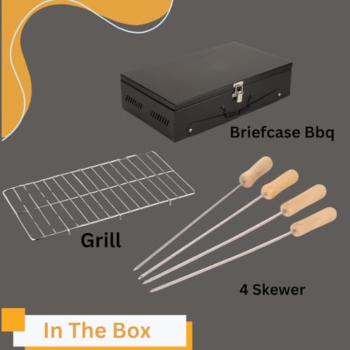 Chefman Compact Briefcase BBQ Grill