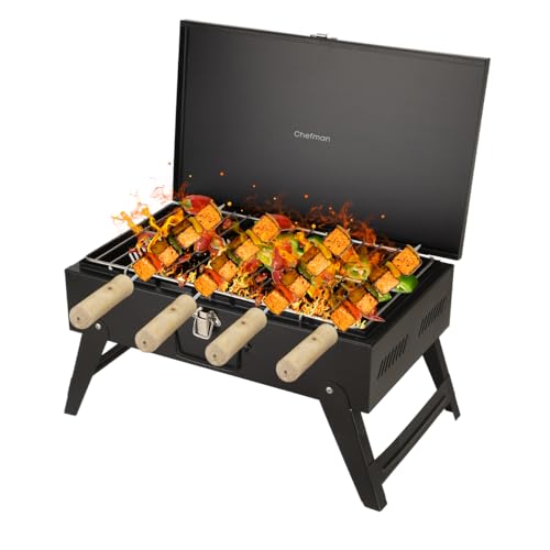 Chefman Compact Briefcase BBQ Grill