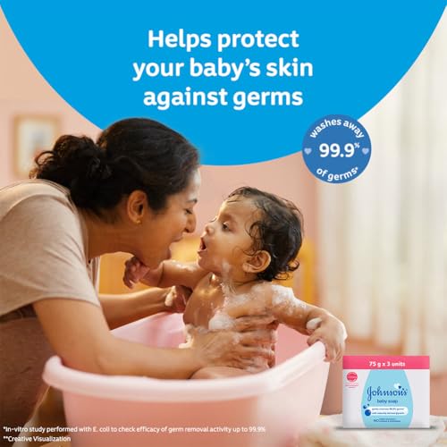 Johnson & Johnson Baby Soap 75g (Pack of 3) - Image 7