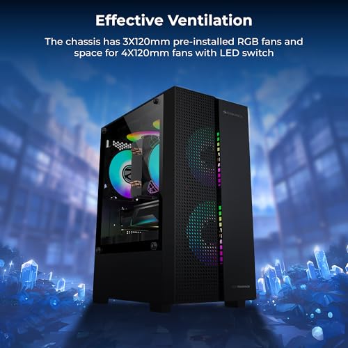 ZEBRONICS TWOFACE Premium Gaming Cabinet/Case