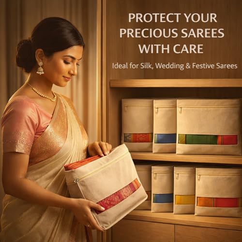 DALUCI Cotton Saree Covers