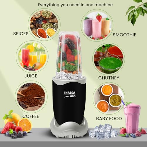 INALSA Blender Mixer Grinder|5 Jar
