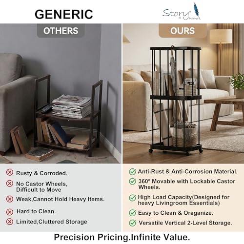 Story@Home 2-Tier Multipurpose Trolley