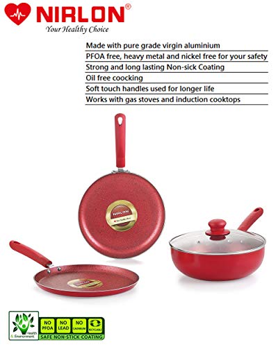 Nirlon Red Velvet 4-Piece Non