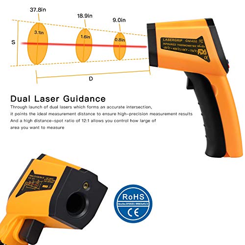 Longhuateng ChengBangDa Laser Infrared Thermometer