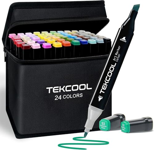 TEKCOOL Dual Tip Colorful Art