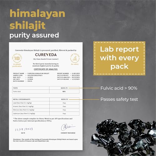 Cureveda Himalayan Shilajit For Men