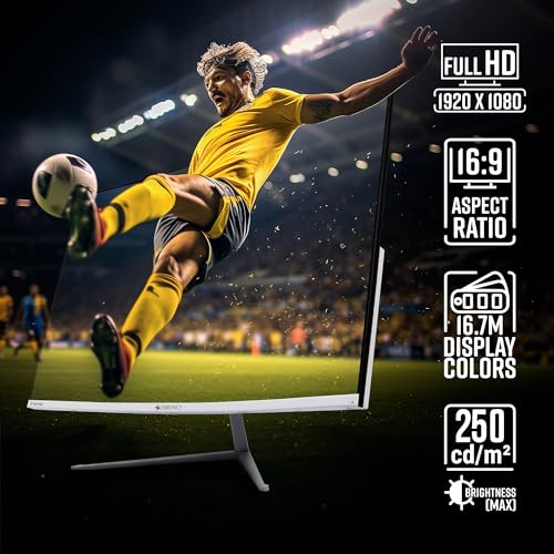 ZEBRONICS AC32FHD LED Curved 75Hz