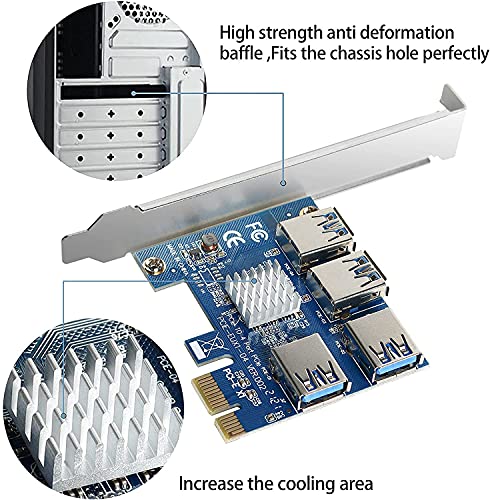Etzin PCIe 1 to 4