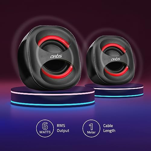 Artis Mini 2.0 USB Multimedia Speakers (Black) - Image 4