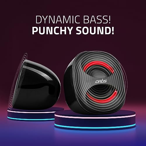 Artis Mini 2.0 USB Multimedia Speakers (Black) - Image 7