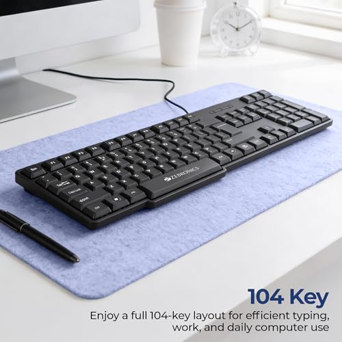 Zebronics Wired Keyboard with 104
