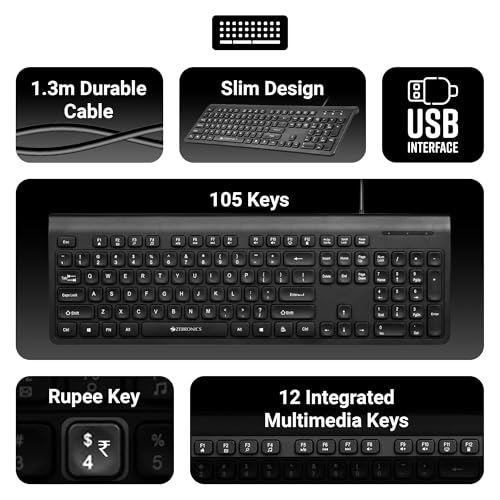 ZEBRONICS JUDWAA 880 Wired USB