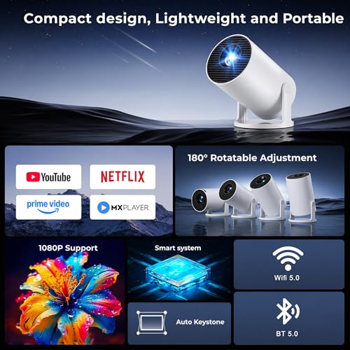 OLV Portable Smart Mini Projector