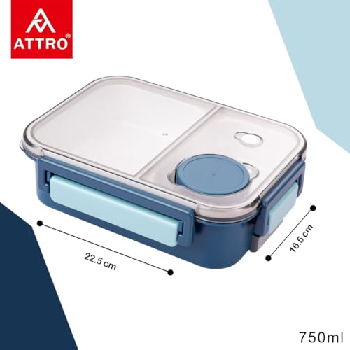 ATTRO Smart 2 Compartment Lunch