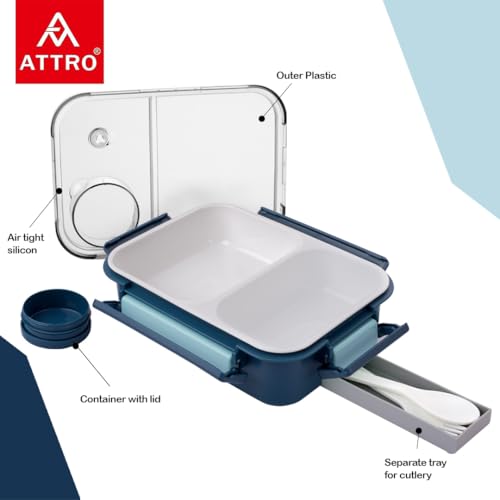 ATTRO Smart 2 Compartment Lunch