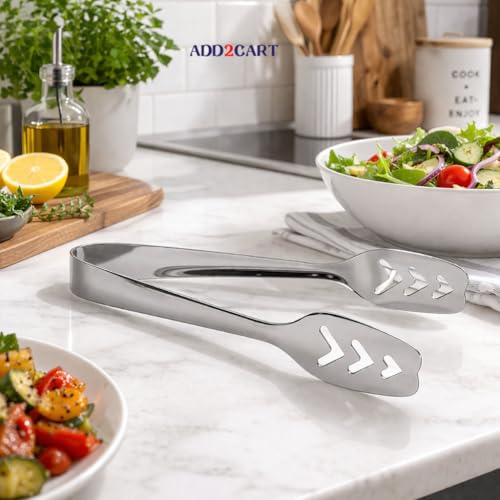 ADD2CART Stainless Steel Serving Tongs