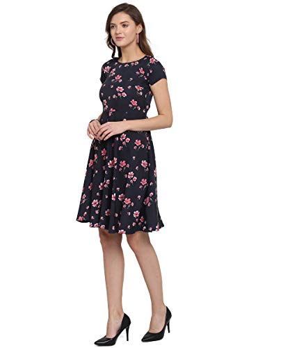 LookMark Crepe A-Line Knee-Length Womens Dress - Image 3