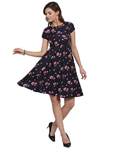 LookMark Crepe A-Line Knee-Length Womens Dress - Image 6