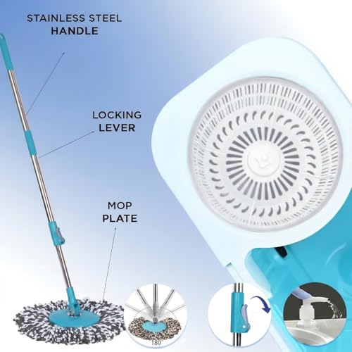 Zureni Rectangular Bucket Spin Mop