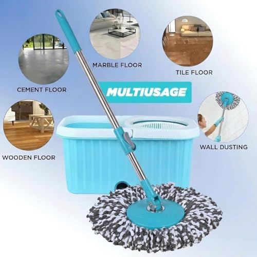Zureni Rectangular Bucket Spin Mop