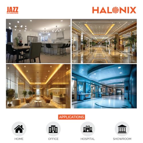 Halonix Polycarbonate Jazz 12W White
