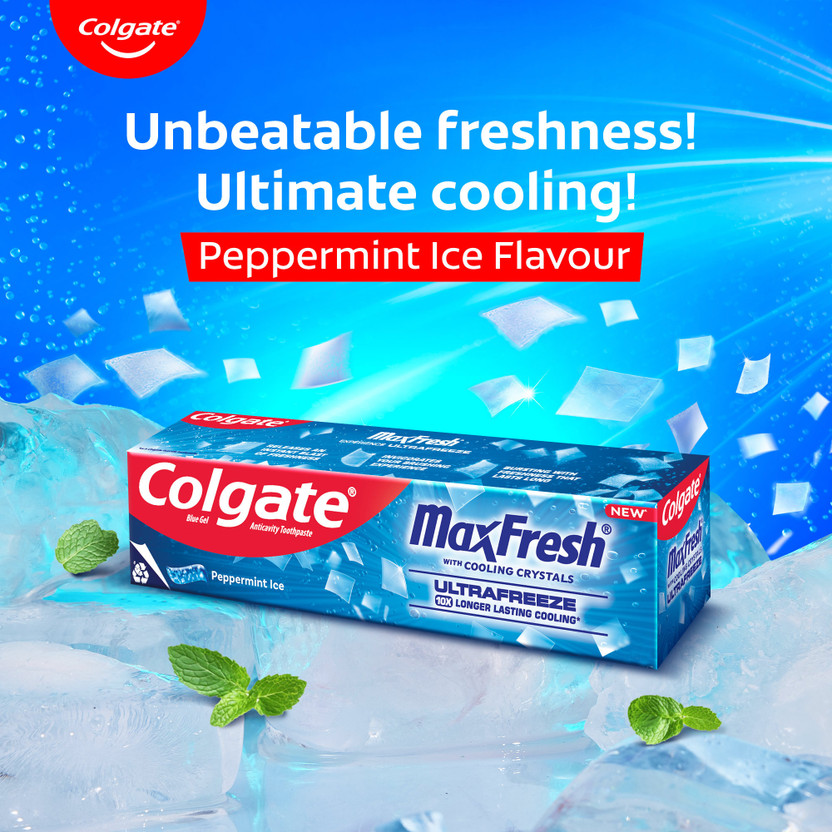 Colgate MaxFresh Toothpaste, Blue Gel
