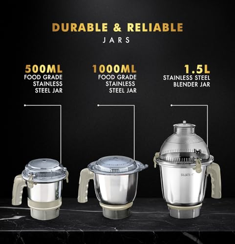 Sujata MG02 Mixer Grinder|1000 Watts