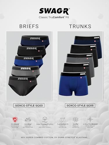 SWAGR 5 Pack Men's Super
