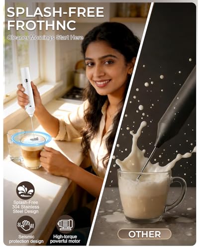 Rechargeable Electric Milk Frother