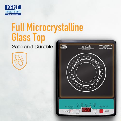 KENT Emerald Induction Cooktop 1500W|Faster